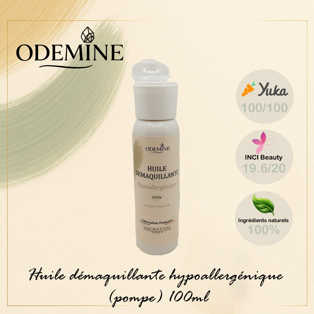 Huile démaquillante hypoallergénique 100ml (pompe)