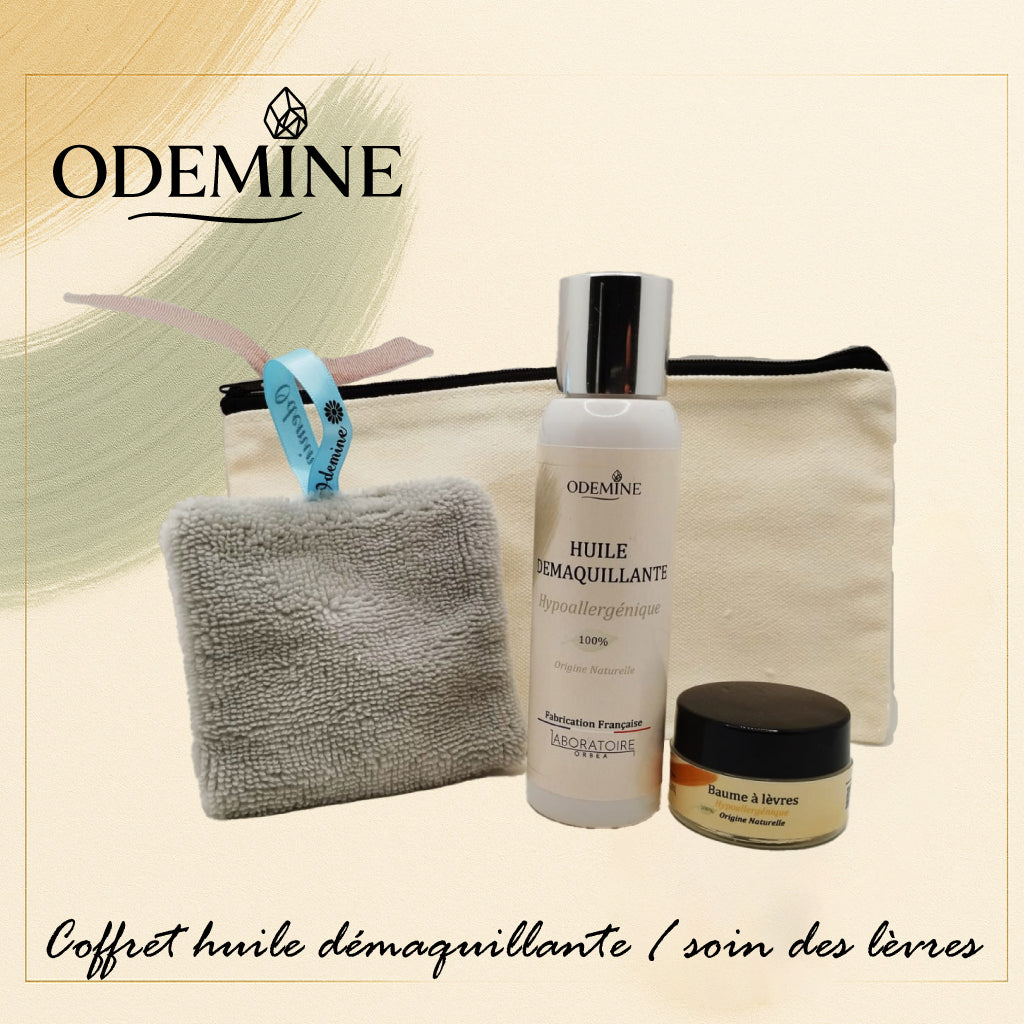 Coffret huile démaquillante / soin des lèvres